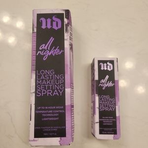 Urban Decay All Nighter Setting Spray Bundle